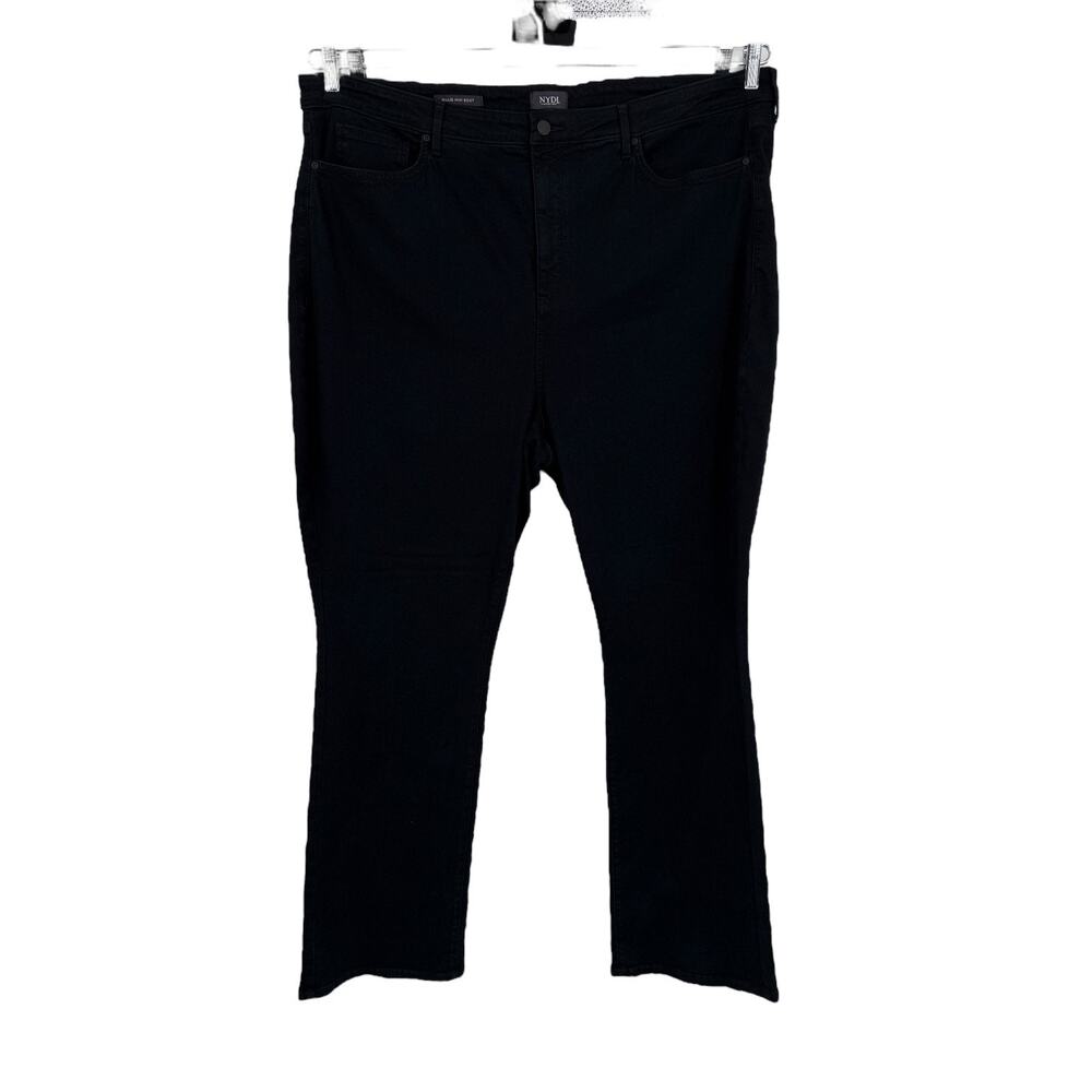 NYDJ Billie Mini Bootcut Jeans black size 24W